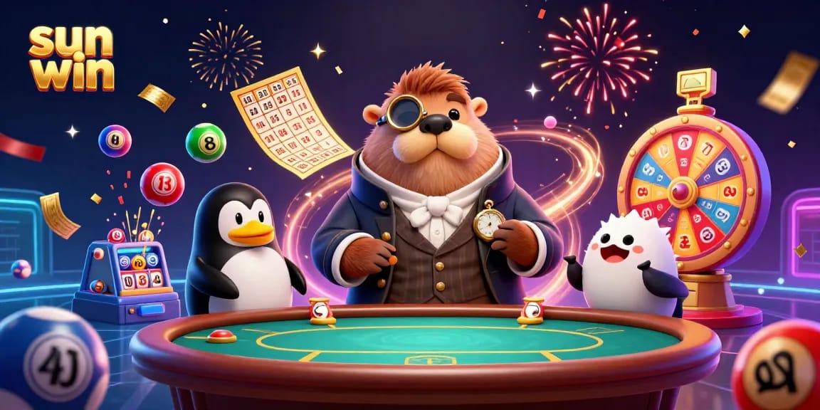 Experience the excitement of sun win with a jolly walrus at the poker table!