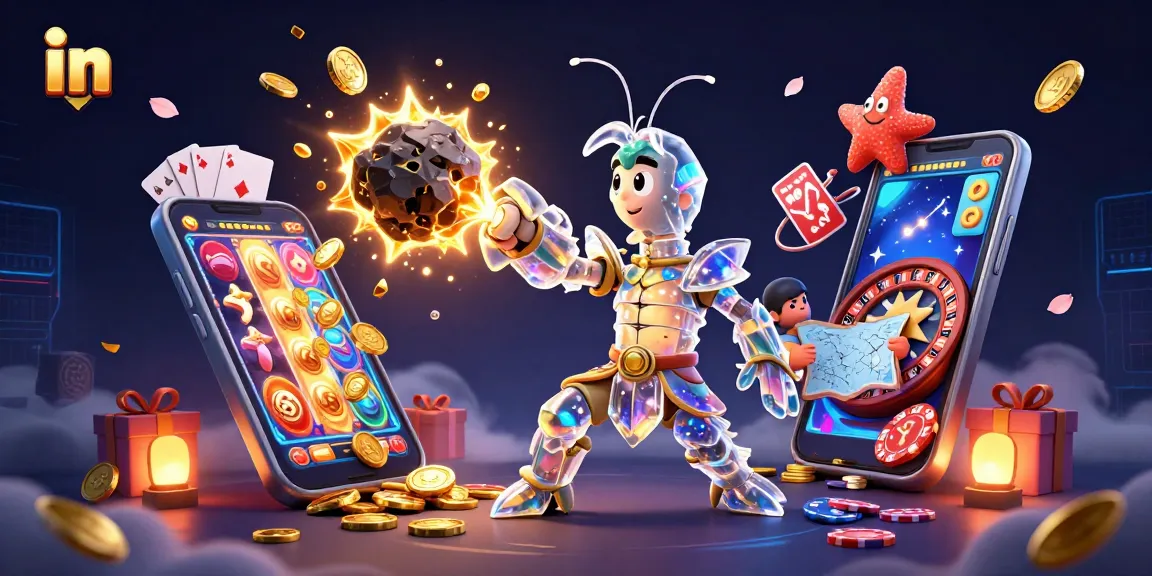Experience thrilling gameplay in vibrant 3D with golden gems and coins erupting