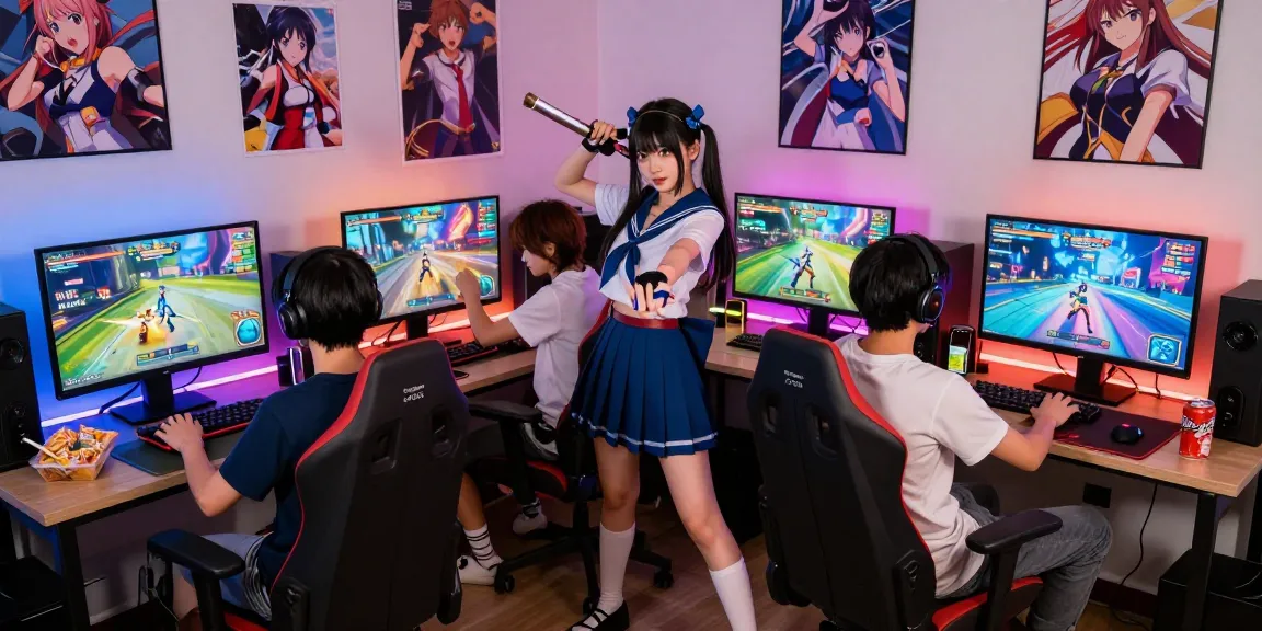 Immersive hentai game scene with vibrant anime characters and dynamic gameplay.